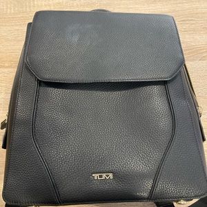 Gorgeous TUMI genuine leather backpack - like NEW